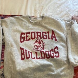 Champion Georgia Bulldogs Gray Sweatshirt